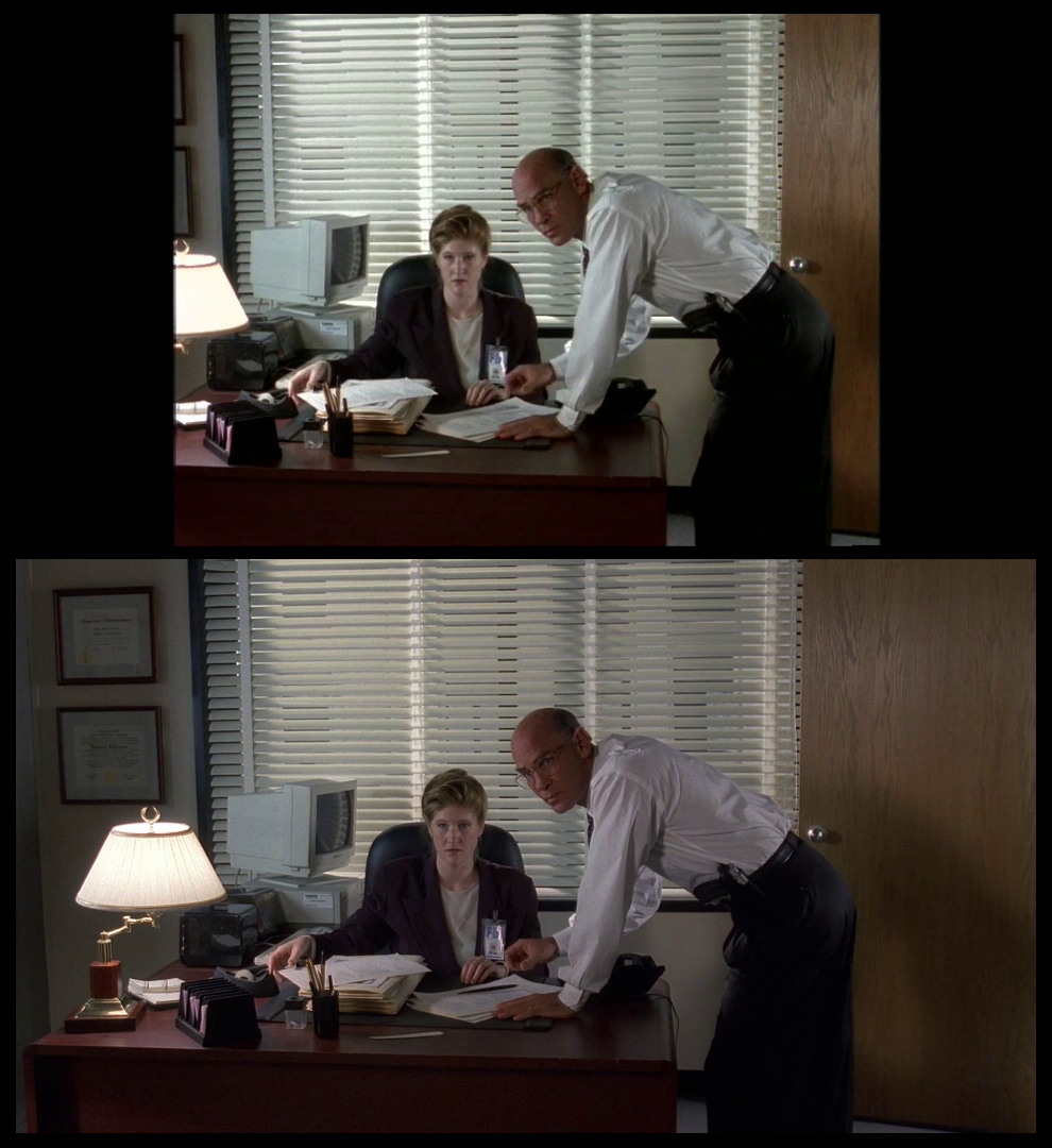 X-Files Blu-ray DVD Comparison 401 4X01 Herrenvolk Screencap