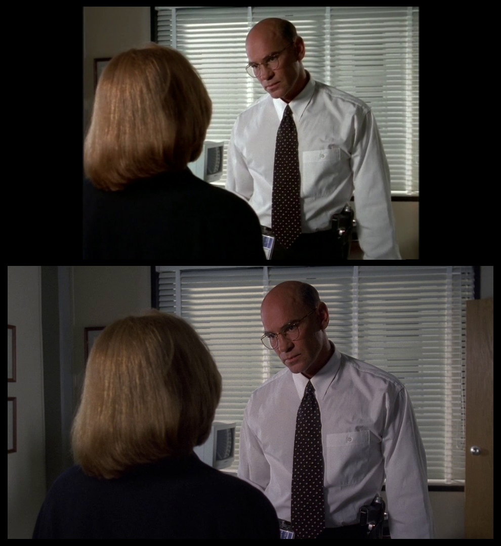 X-Files Blu-ray DVD Comparison 401 4X01 Herrenvolk Screencap