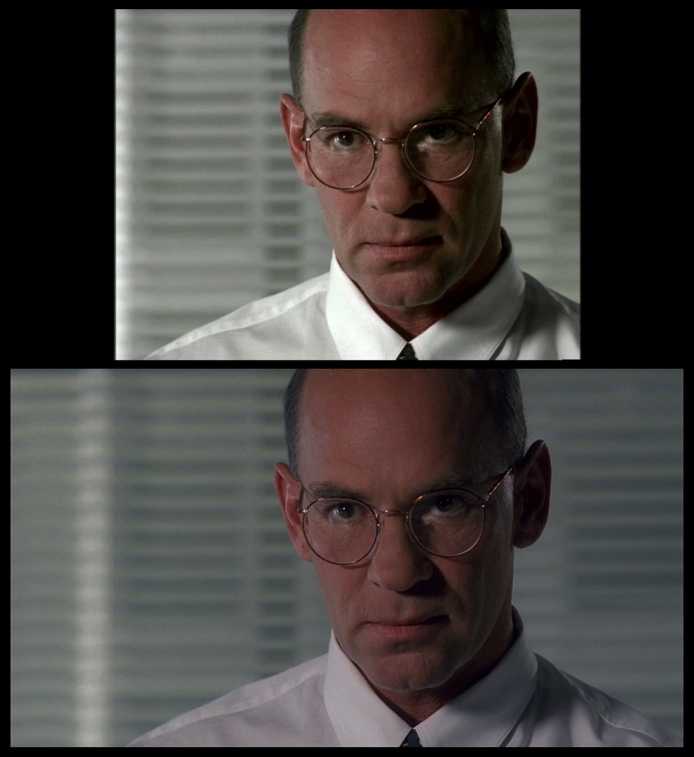 X-Files Blu-ray DVD Comparison 401 4X01 Herrenvolk Screencap