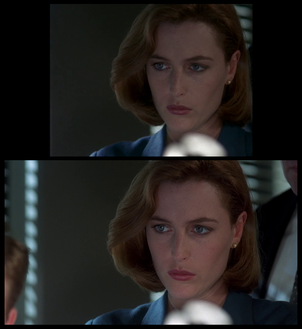 X-Files Blu-ray DVD Comparison 401 4X01 Herrenvolk Screencap