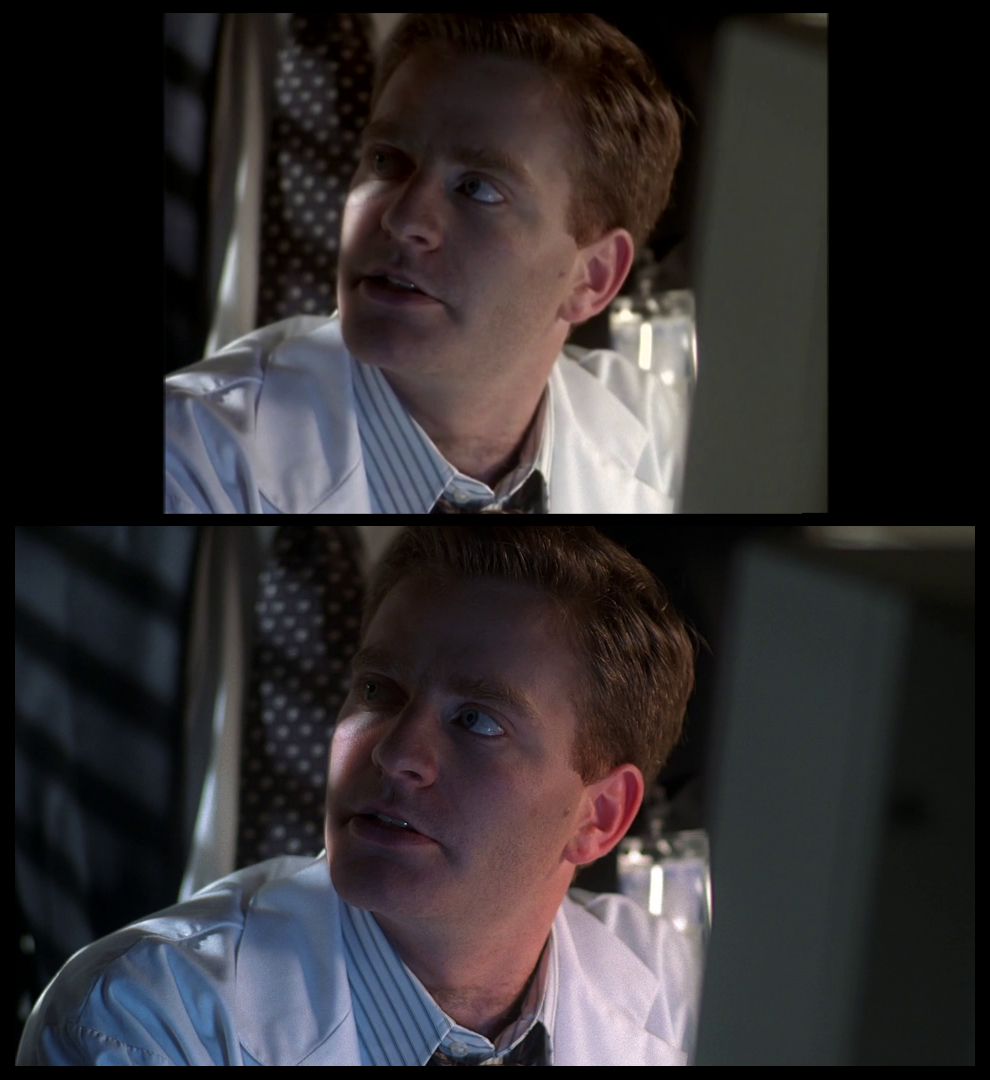 X-Files Blu-ray DVD Comparison 401 4X01 Herrenvolk Screencap