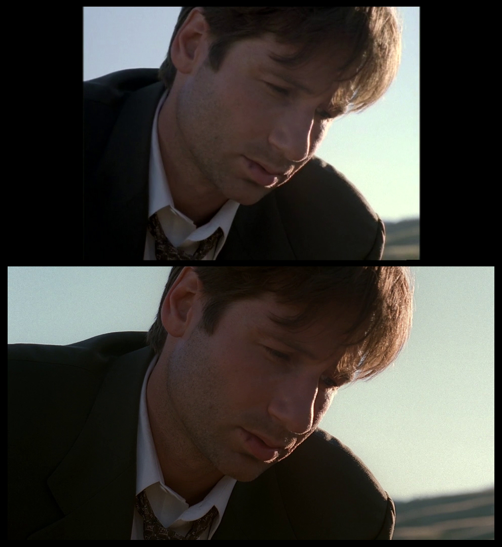 X-Files Blu-ray DVD Comparison 401 4X01 Herrenvolk Screencap