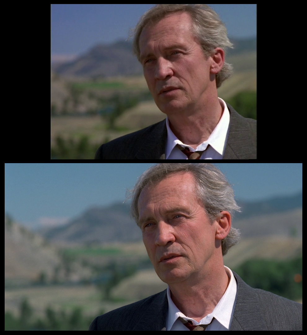 X-Files Blu-ray DVD Comparison 401 4X01 Herrenvolk Screencap