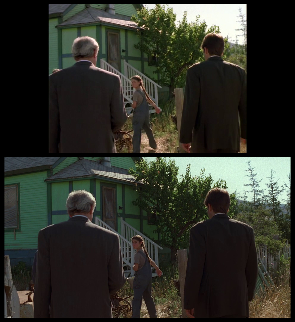 X-Files Blu-ray DVD Comparison 401 4X01 Herrenvolk Screencap