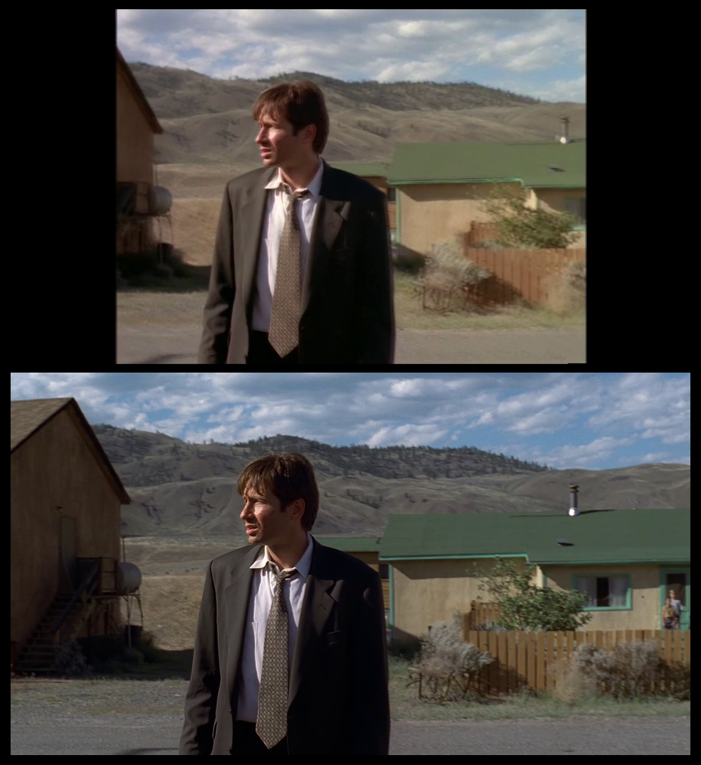 X-Files Blu-ray DVD Comparison 401 4X01 Herrenvolk Screencap