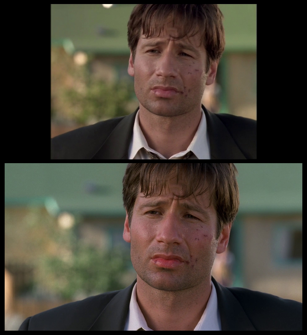 X-Files Blu-ray DVD Comparison 401 4X01 Herrenvolk Screencap