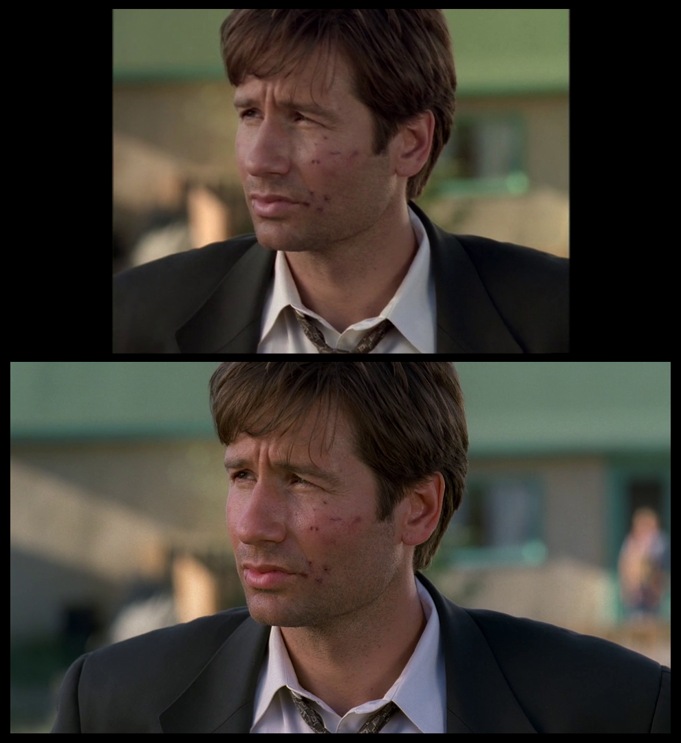 X-Files Blu-ray DVD Comparison 401 4X01 Herrenvolk Screencap