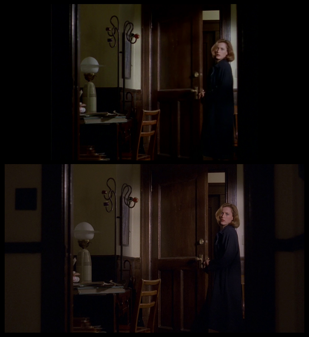 X-Files Blu-ray DVD Comparison 401 4X01 Herrenvolk Screencap
