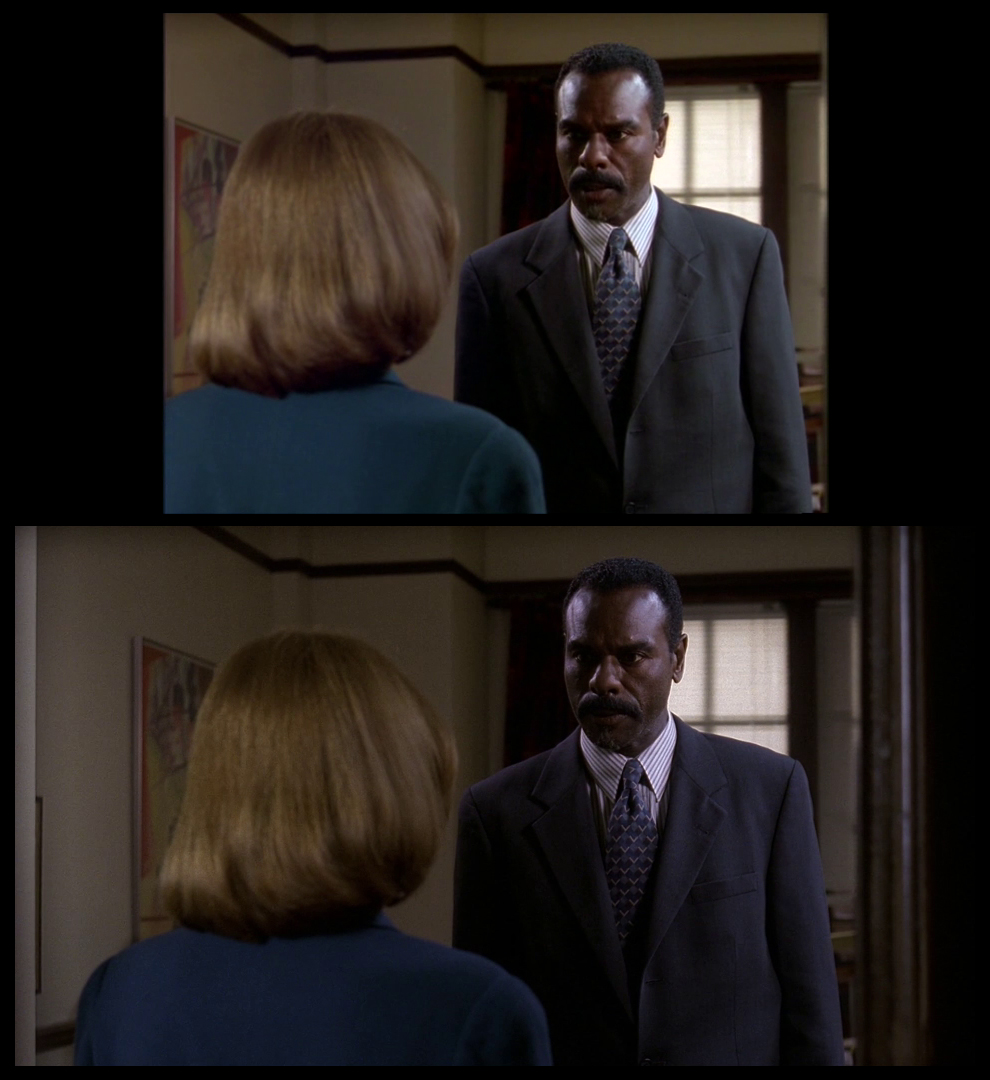 X-Files Blu-ray DVD Comparison 401 4X01 Herrenvolk Screencap