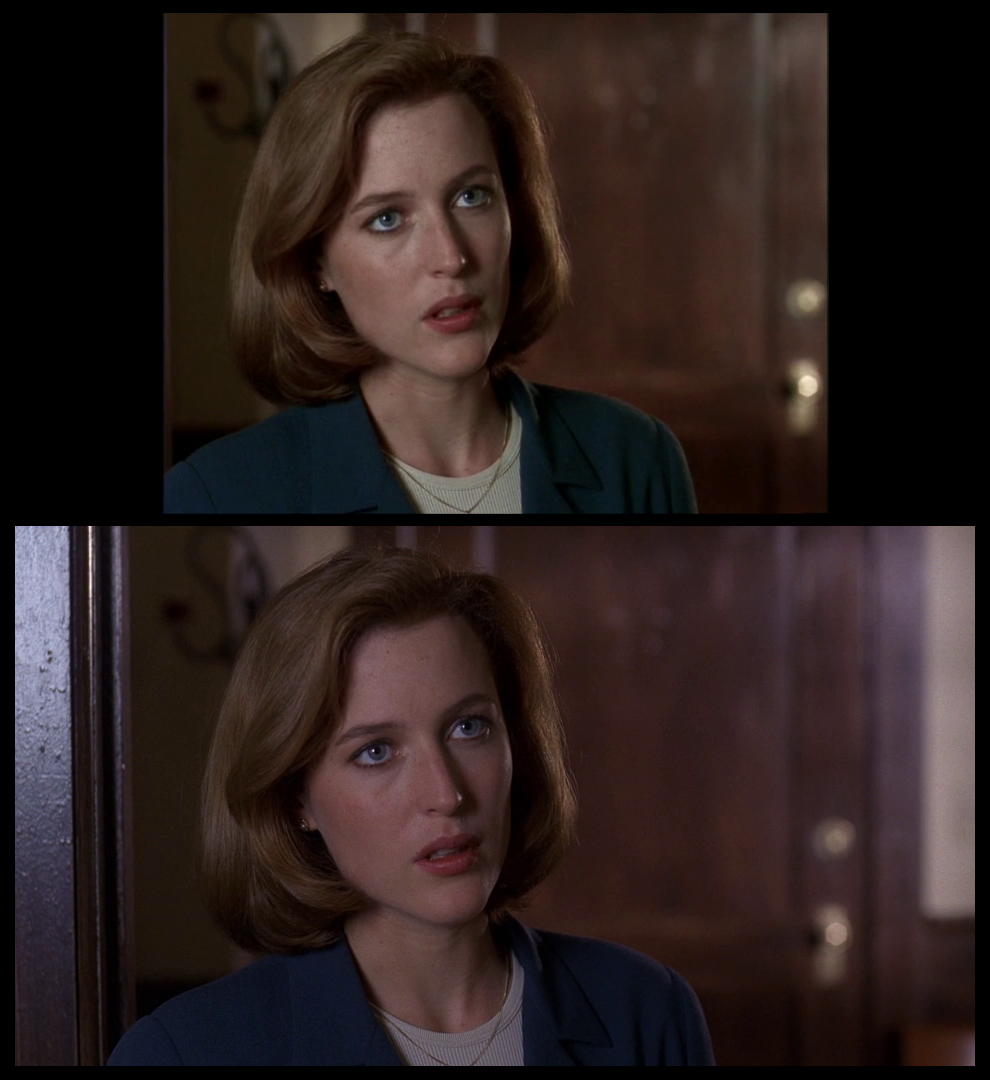 X-Files Blu-ray DVD Comparison 401 4X01 Herrenvolk Screencap
