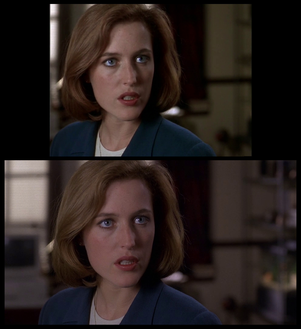 X-Files Blu-ray DVD Comparison 401 4X01 Herrenvolk Screencap
