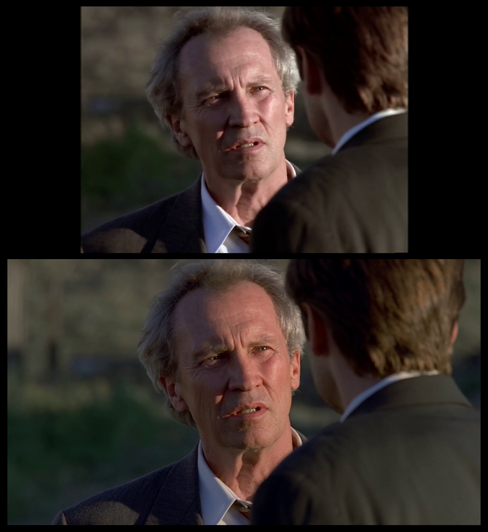 X-Files Blu-ray DVD Comparison 401 4X01 Herrenvolk Screencap