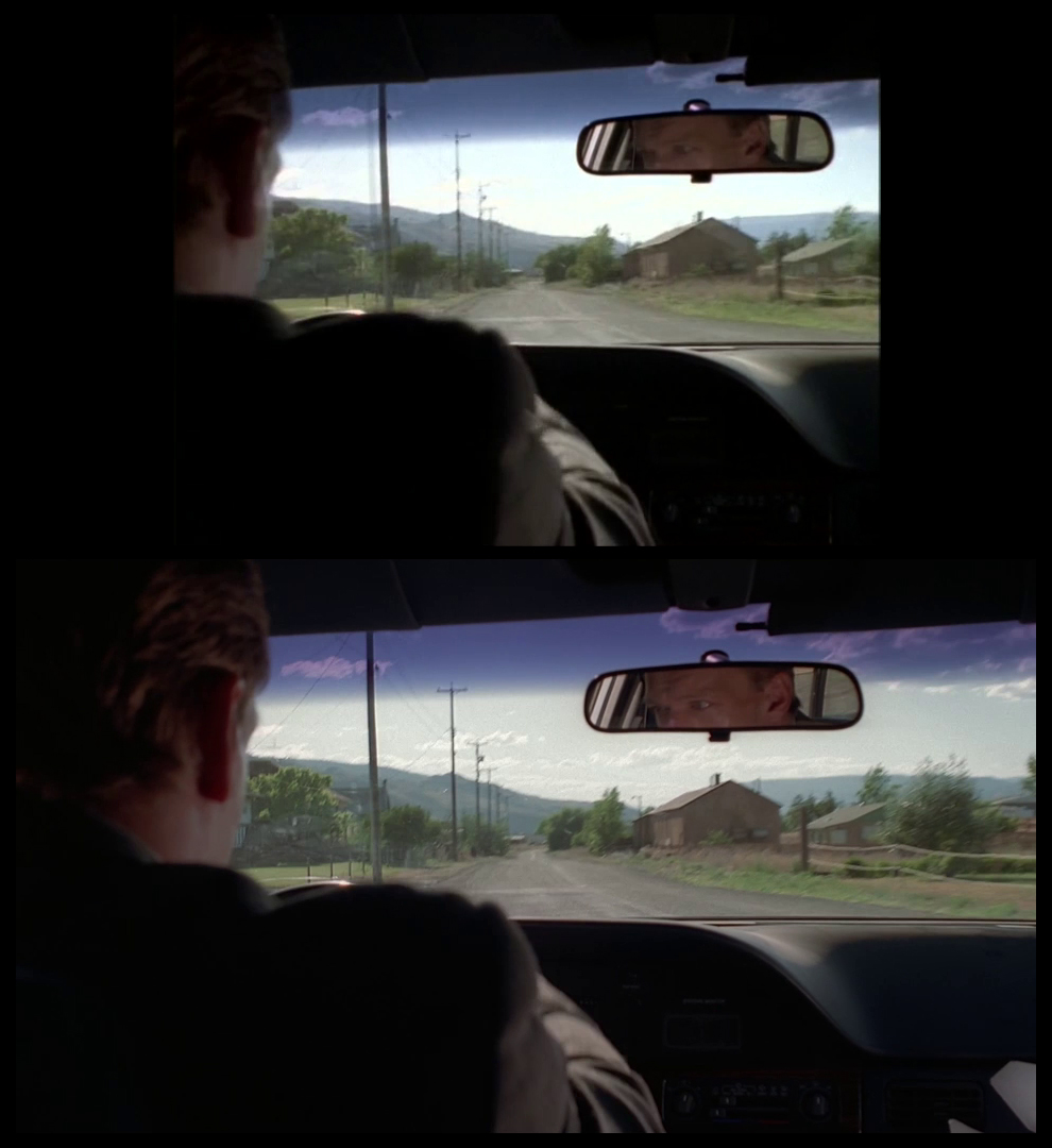 X-Files Blu-ray DVD Comparison 401 4X01 Herrenvolk Screencap