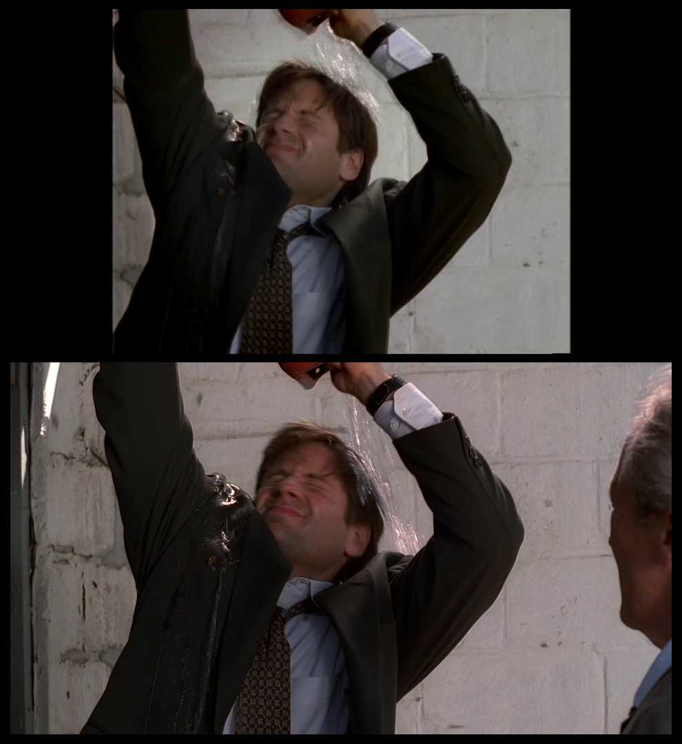 X-Files Blu-ray DVD Comparison 401 4X01 Herrenvolk Screencap
