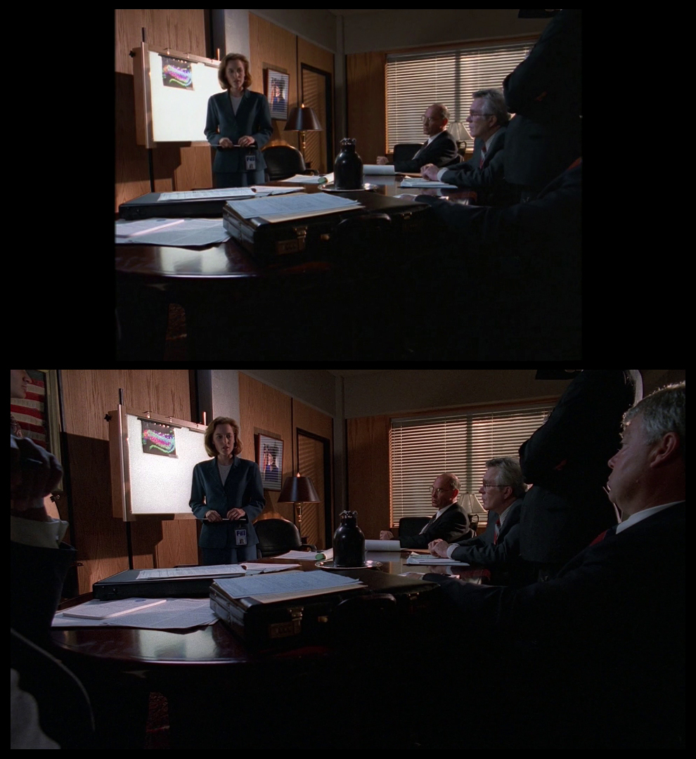 X-Files Blu-ray DVD Comparison 401 4X01 Herrenvolk Screencap