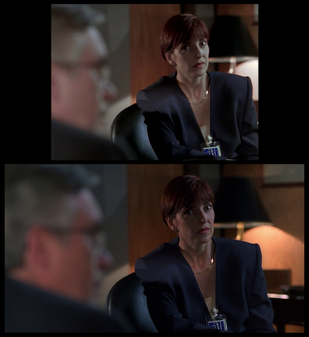X-Files Blu-ray DVD Comparison 401 4X01 Herrenvolk Screencap