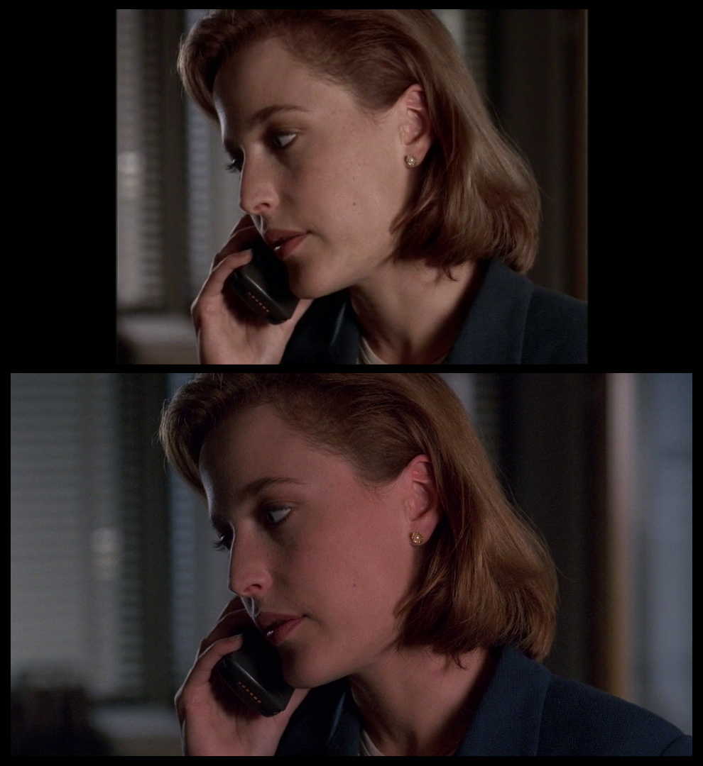 X-Files Blu-ray DVD Comparison 401 4X01 Herrenvolk Screencap
