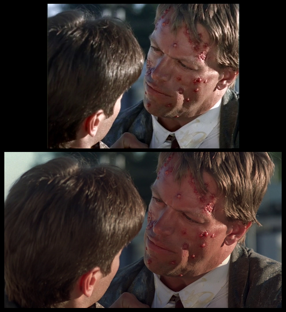 X-Files Blu-ray DVD Comparison 401 4X01 Herrenvolk Screencap