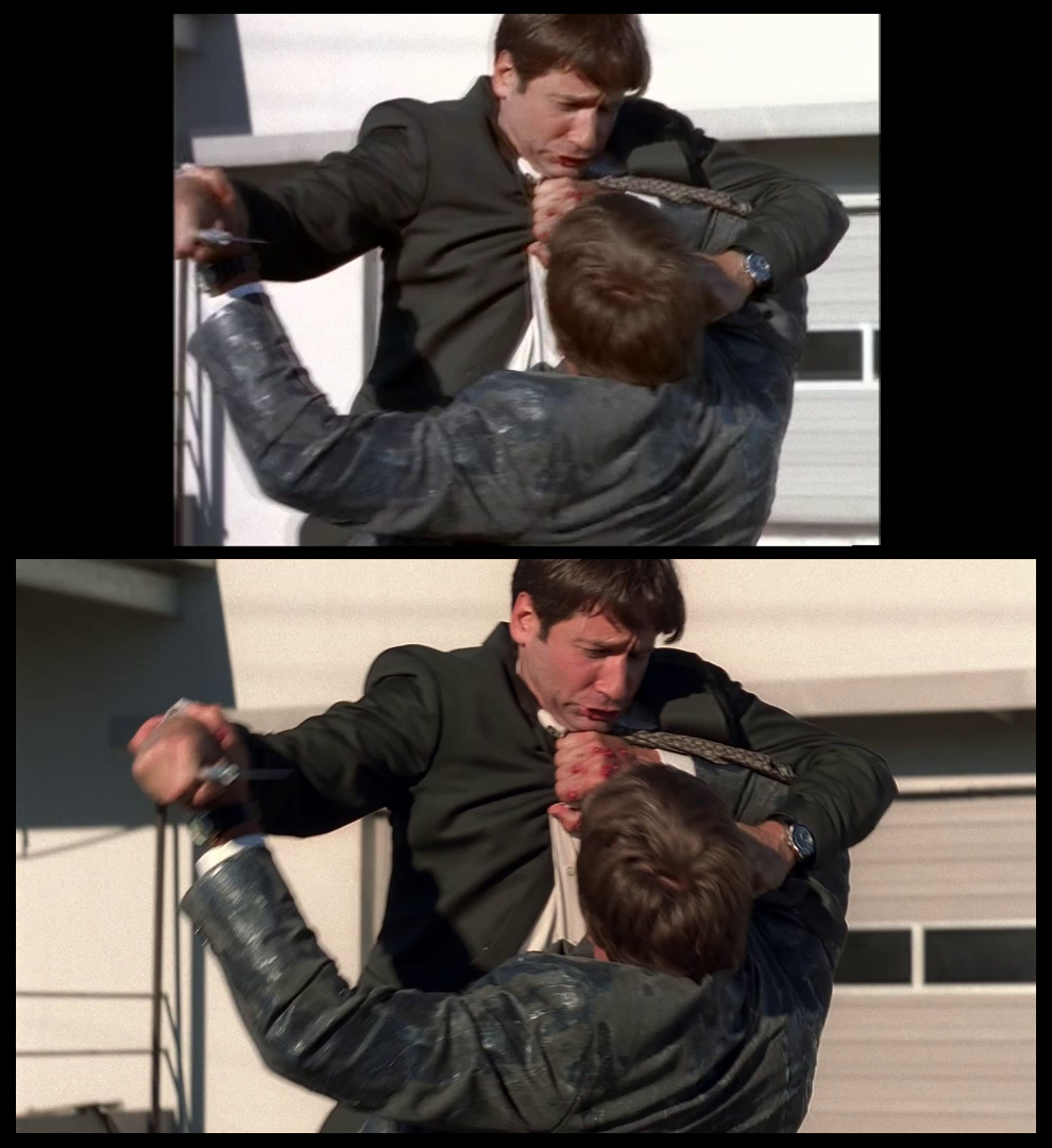 X-Files Blu-ray DVD Comparison 401 4X01 Herrenvolk Screencap