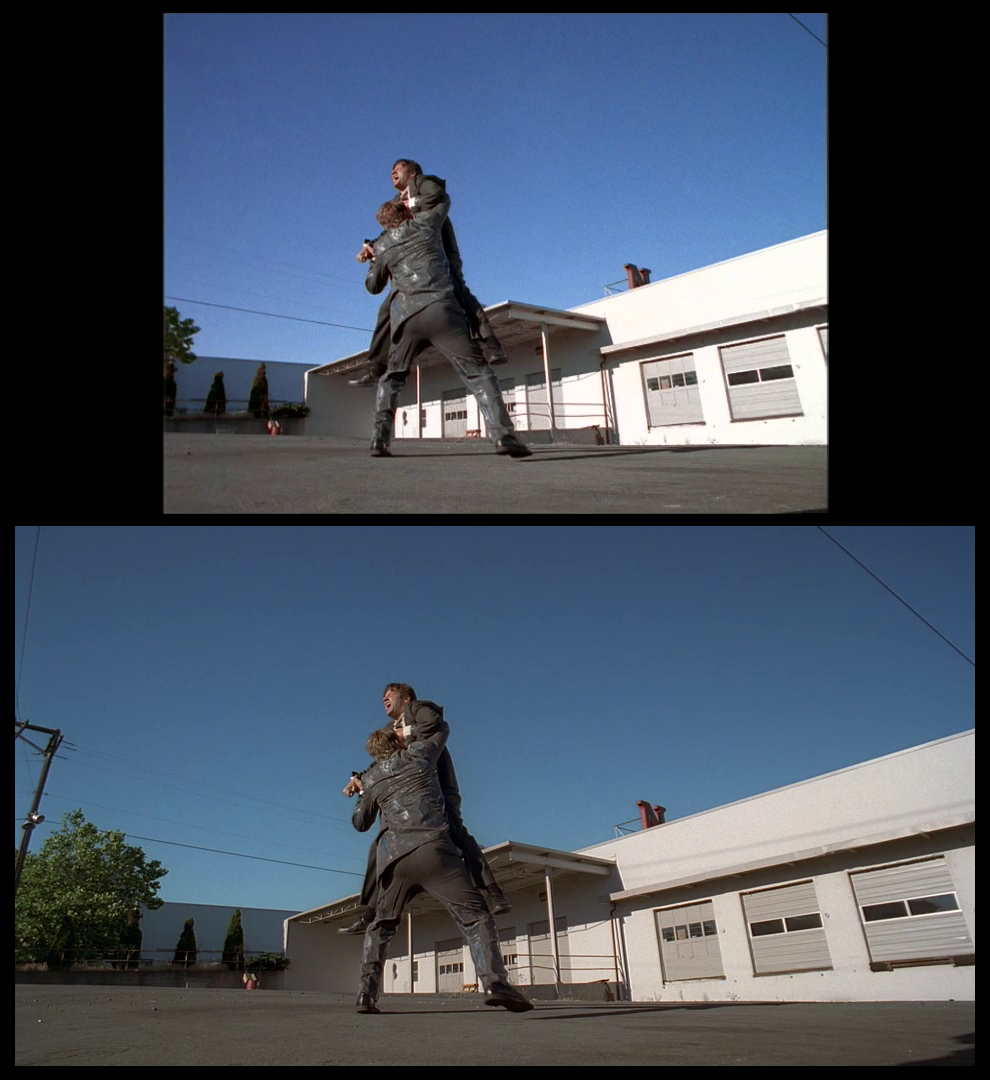 X-Files Blu-ray DVD Comparison 401 4X01 Herrenvolk Screencap