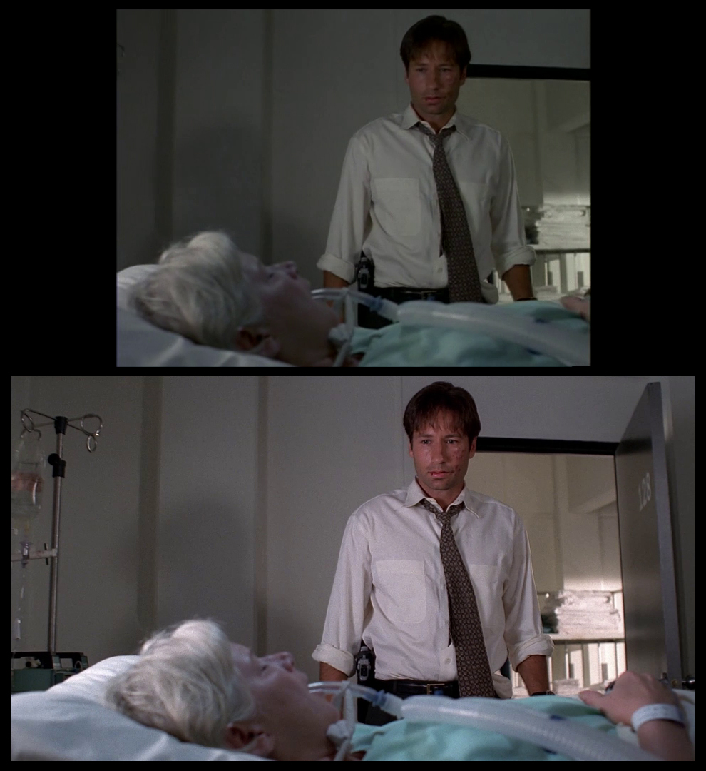 X-Files Blu-ray DVD Comparison 401 4X01 Herrenvolk Screencap
