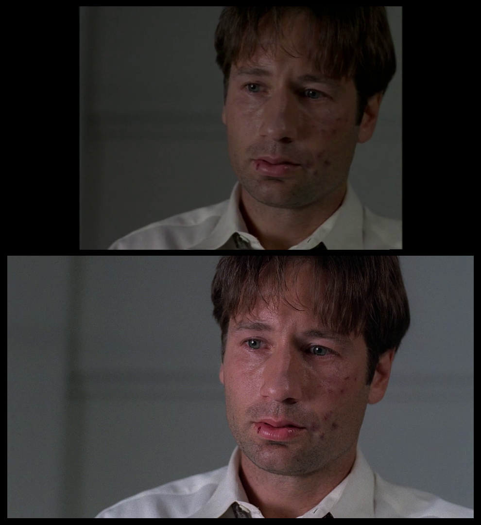 X-Files Blu-ray DVD Comparison 401 4X01 Herrenvolk Screencap