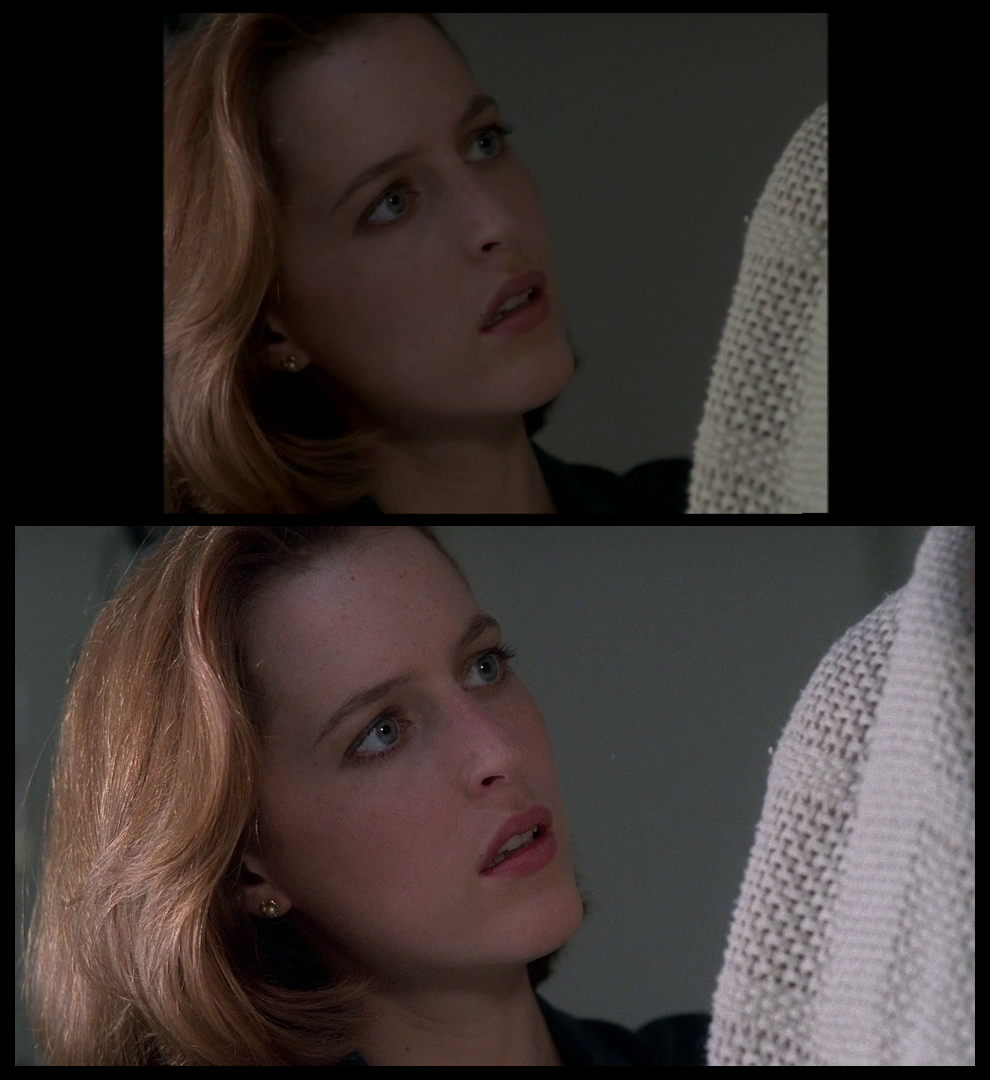 X-Files Blu-ray DVD Comparison 401 4X01 Herrenvolk Screencap