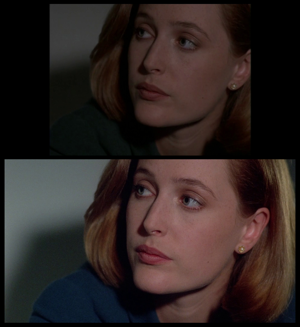 X-Files Blu-ray DVD Comparison 401 4X01 Herrenvolk Screencap