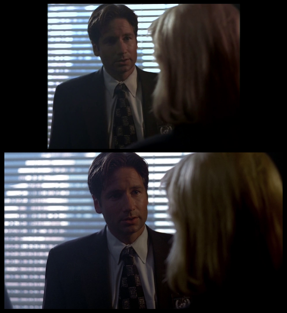 X-Files Blu-ray DVD Comparison 401 4X01 Herrenvolk Screencap