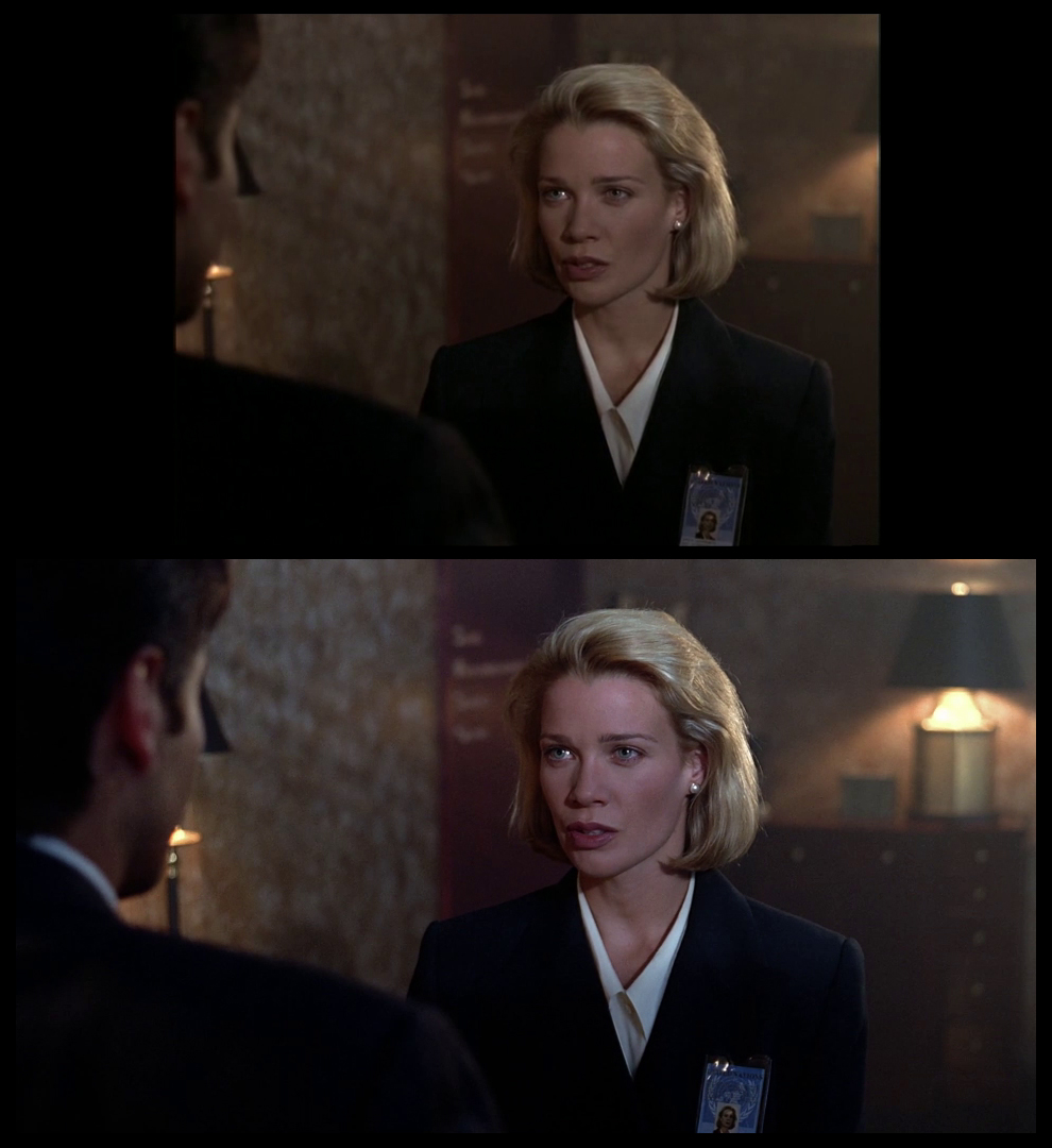 X-Files Blu-ray DVD Comparison 401 4X01 Herrenvolk Screencap