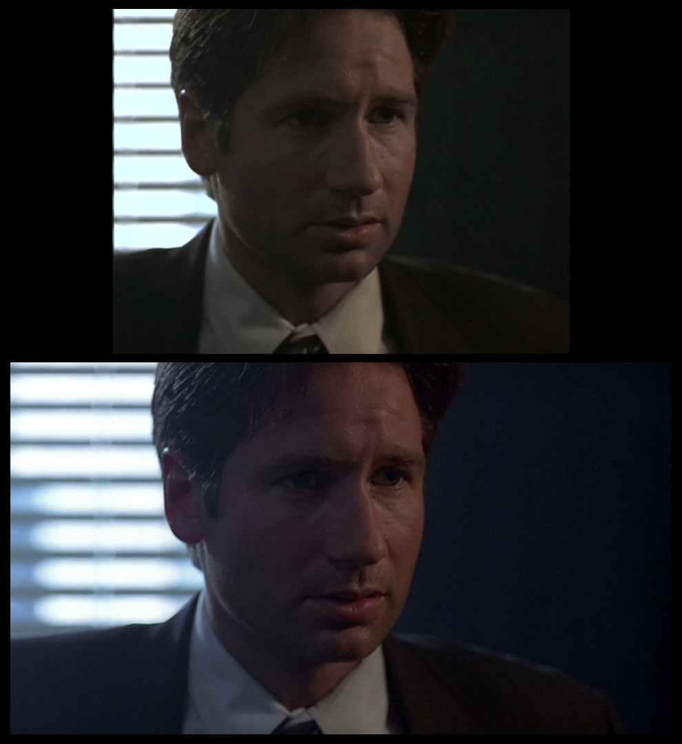 X-Files Blu-ray DVD Comparison 401 4X01 Herrenvolk Screencap