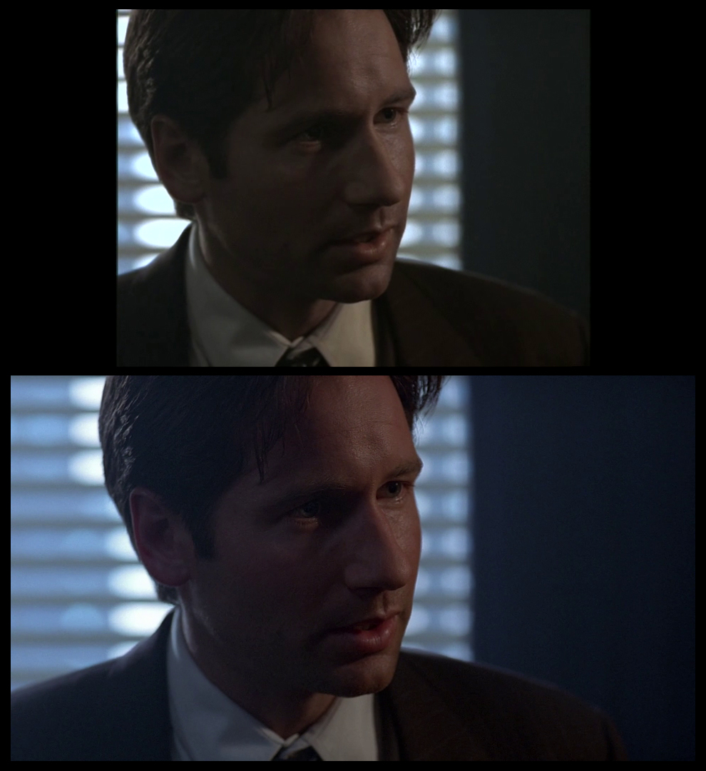 X-Files Blu-ray DVD Comparison 401 4X01 Herrenvolk Screencap