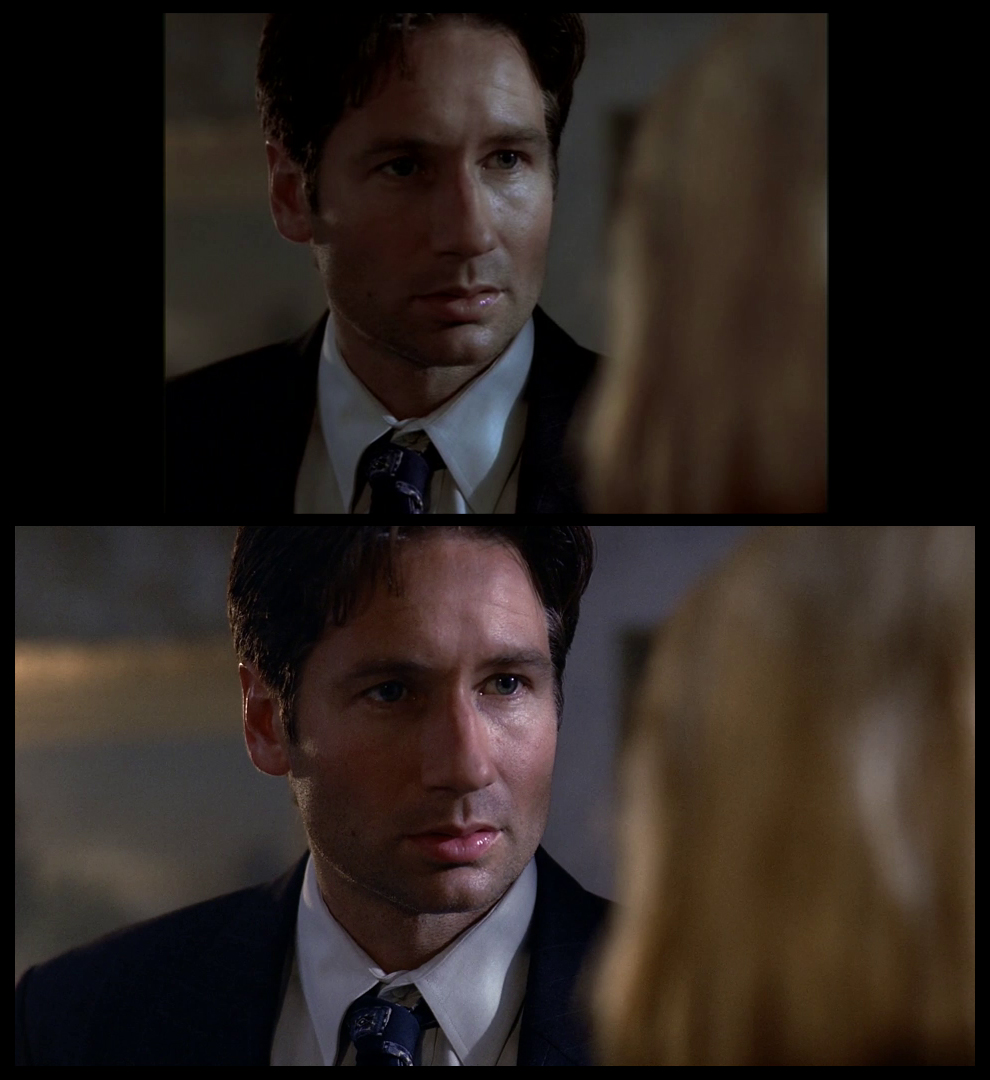 X-Files Blu-ray DVD Comparison 401 4X01 Herrenvolk Screencap