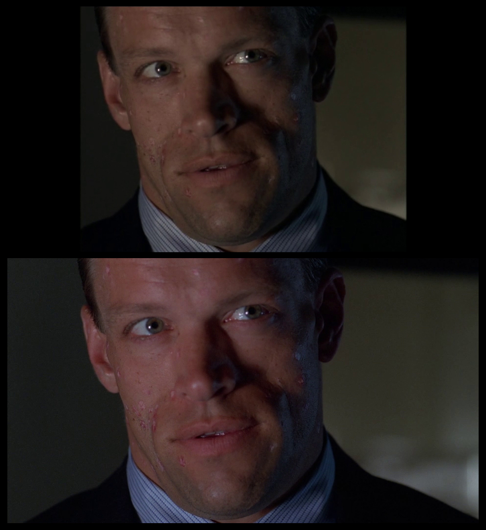 X-Files Blu-ray DVD Comparison 401 4X01 Herrenvolk Screencap