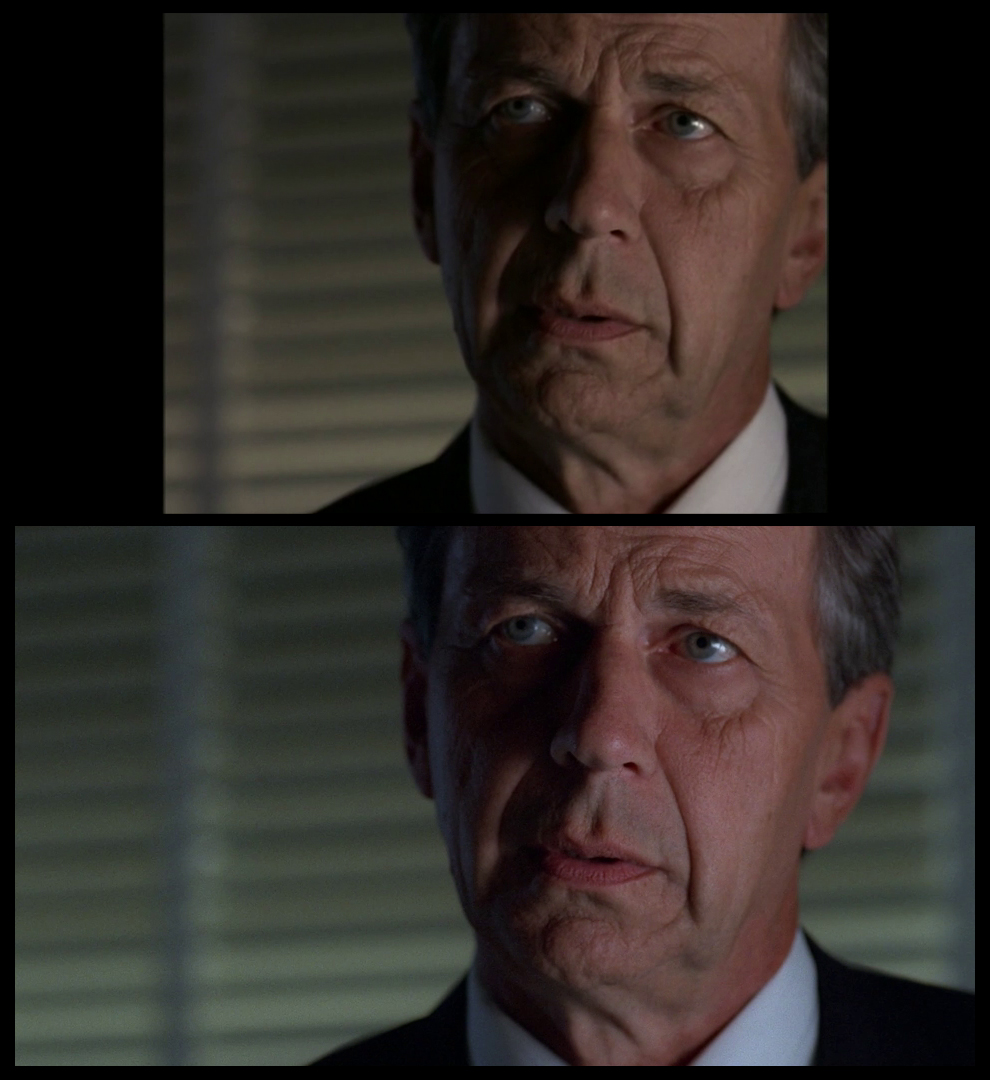 X-Files Blu-ray DVD Comparison 401 4X01 Herrenvolk Screencap