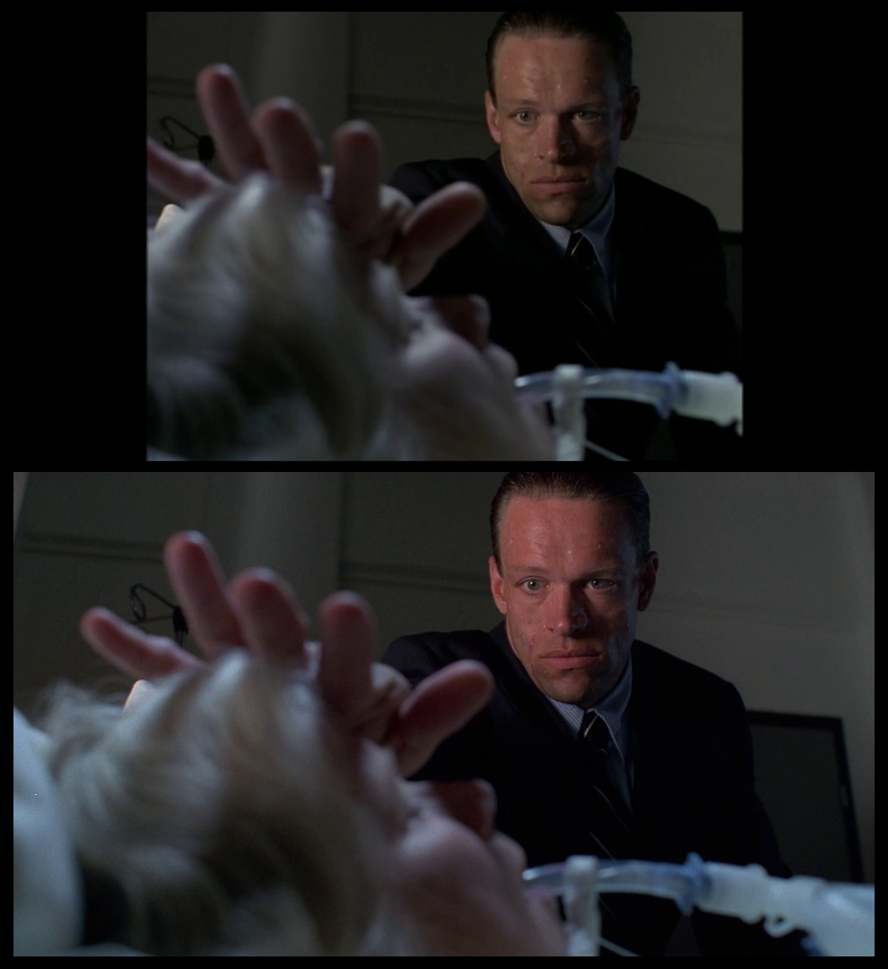X-Files Blu-ray DVD Comparison 401 4X01 Herrenvolk Screencap