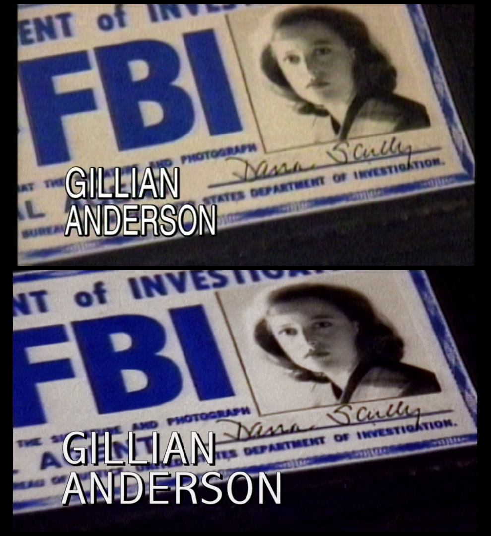 X-Files Blu-ray DVD Comparison 501 5X02 Redux Screencap X-Files Blu-ray DVD Comparison 501 5X02 Redux Screencap