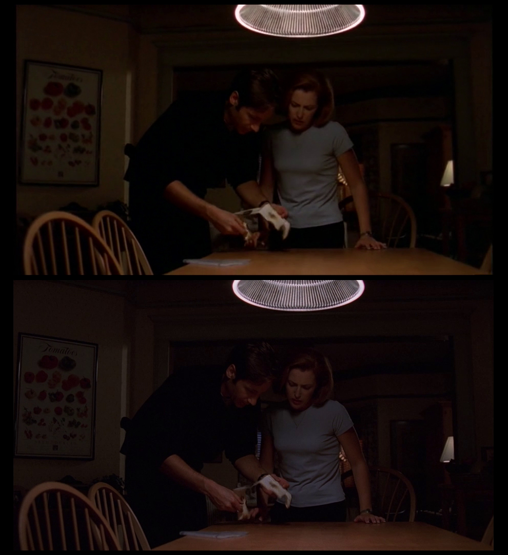 X-Files Blu-ray DVD Comparison 501 5X02 Redux Screencap X-Files Blu-ray DVD Comparison 501 5X02 Redux Screencap