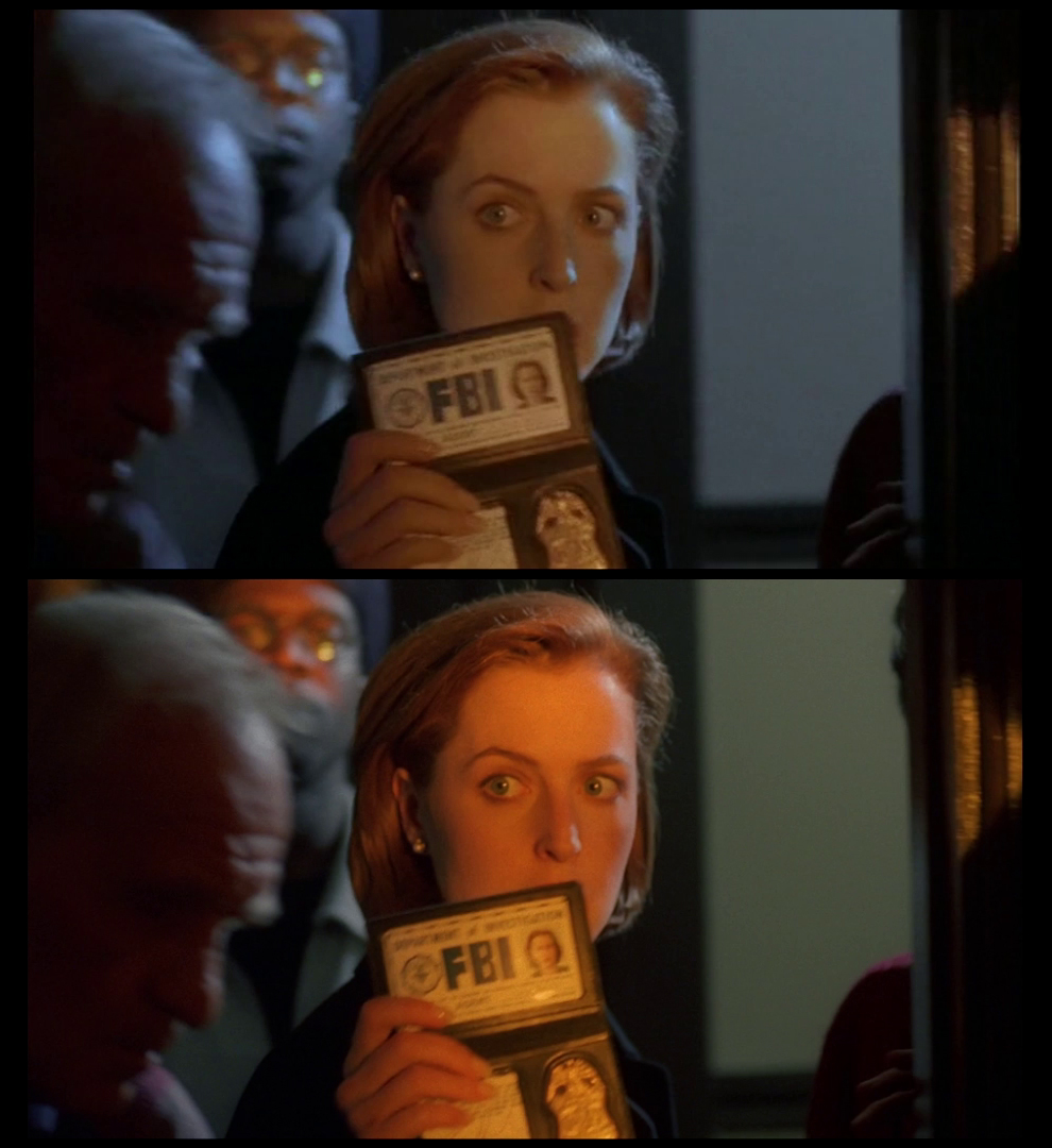 X-Files Blu-ray DVD Comparison 501 5X02 Redux Screencap X-Files Blu-ray DVD Comparison 501 5X02 Redux Screencap