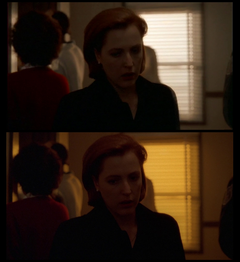 X-Files Blu-ray DVD Comparison 501 5X02 Redux Screencap X-Files Blu-ray DVD Comparison 501 5X02 Redux Screencap