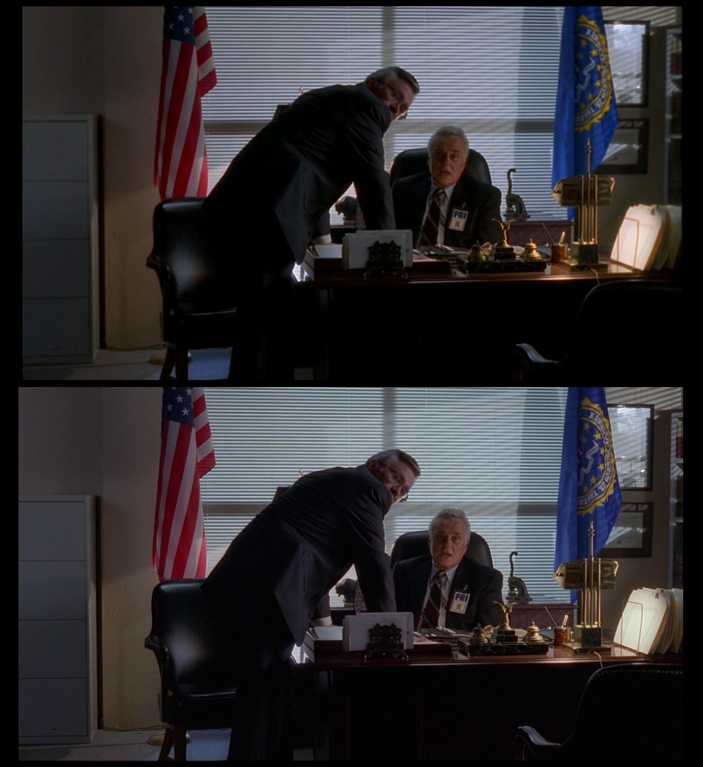 X-Files Blu-ray DVD Comparison 501 5X02 Redux Screencap X-Files Blu-ray DVD Comparison 501 5X02 Redux Screencap