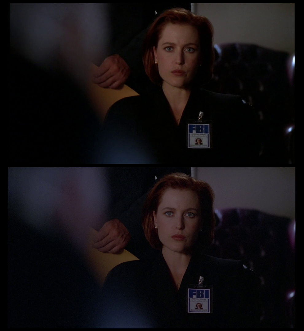 X-Files Blu-ray DVD Comparison 501 5X02 Redux Screencap X-Files Blu-ray DVD Comparison 501 5X02 Redux Screencap