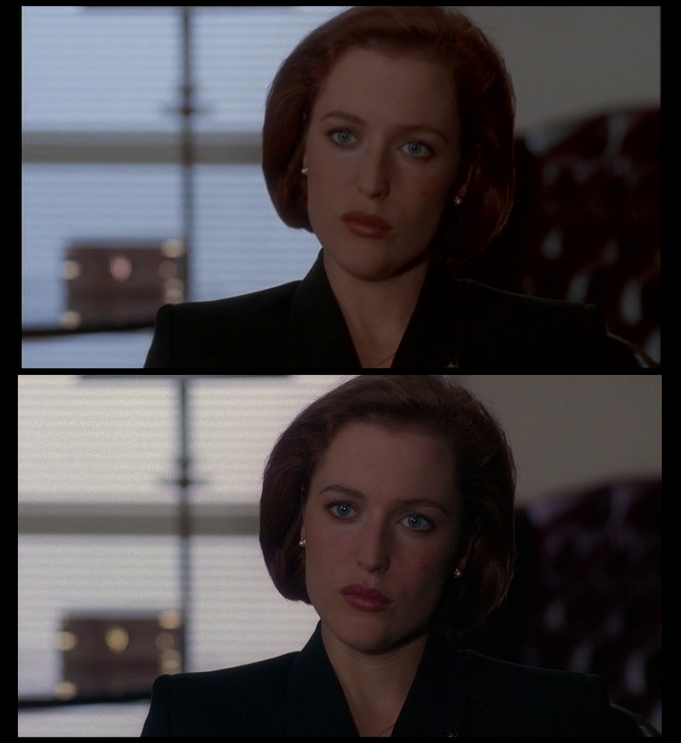 X-Files Blu-ray DVD Comparison 501 5X02 Redux Screencap X-Files Blu-ray DVD Comparison 501 5X02 Redux Screencap