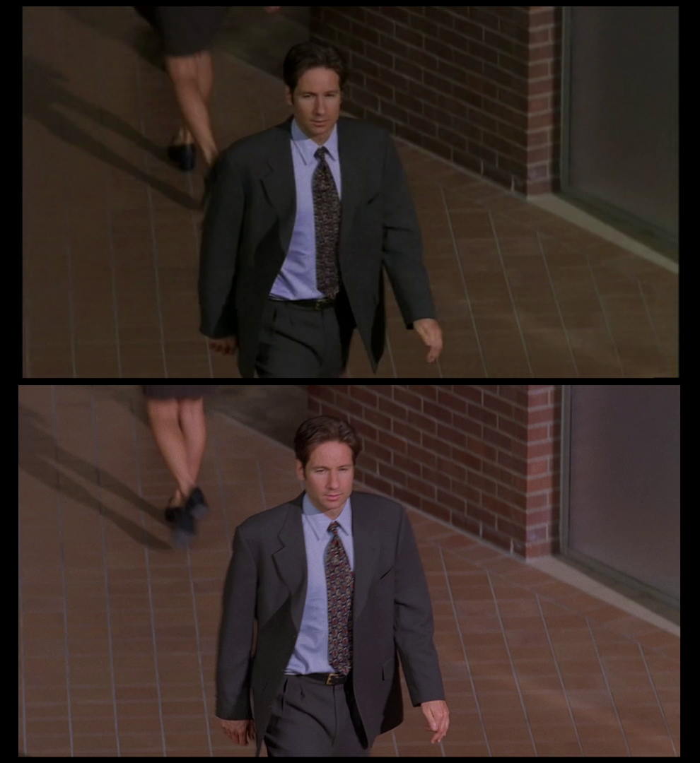 X-Files Blu-ray DVD Comparison 501 5X02 Redux Screencap X-Files Blu-ray DVD Comparison 501 5X02 Redux Screencap