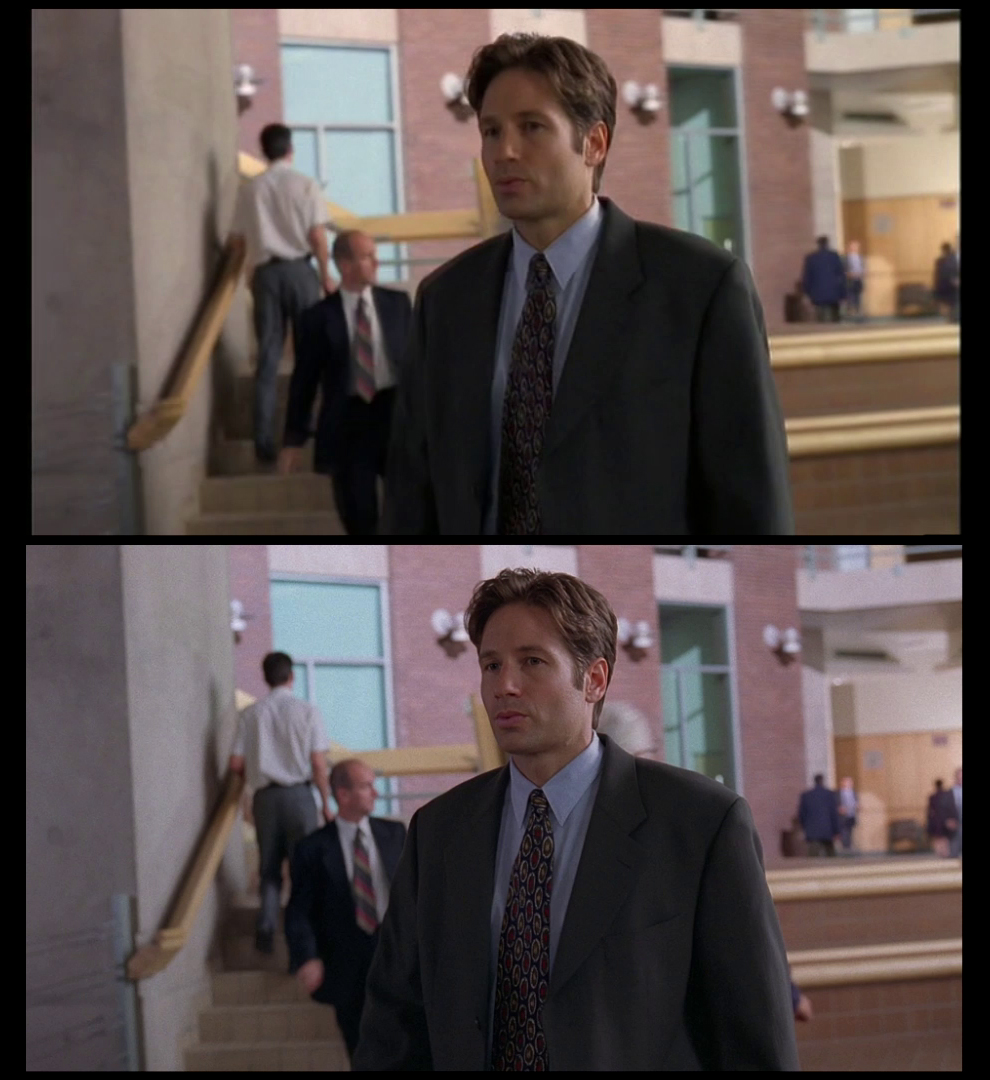 X-Files Blu-ray DVD Comparison 501 5X02 Redux Screencap X-Files Blu-ray DVD Comparison 501 5X02 Redux Screencap