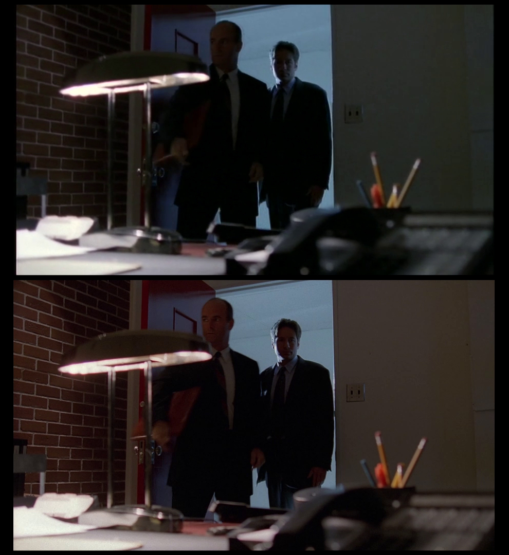 X-Files Blu-ray DVD Comparison 501 5X02 Redux Screencap X-Files Blu-ray DVD Comparison 501 5X02 Redux Screencap