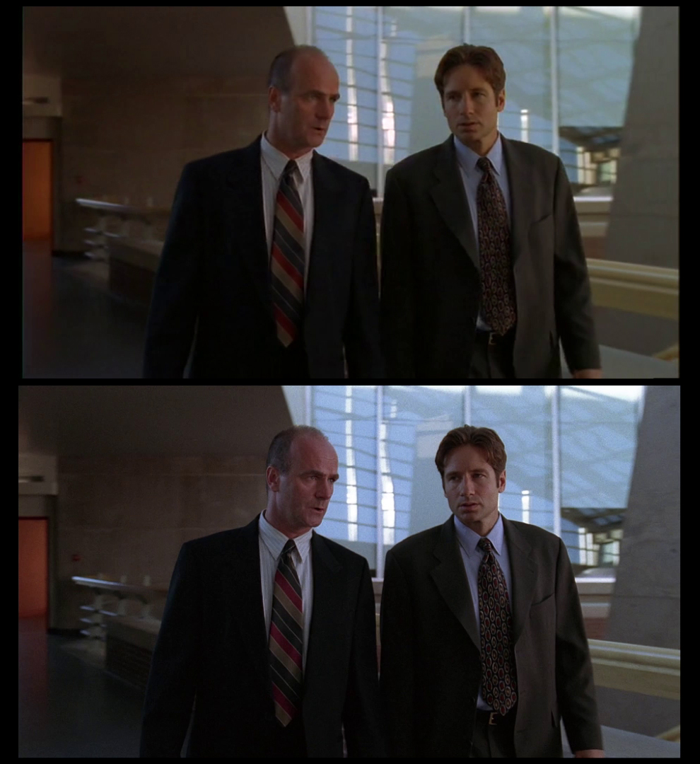 X-Files Blu-ray DVD Comparison 501 5X02 Redux Screencap X-Files Blu-ray DVD Comparison 501 5X02 Redux Screencap