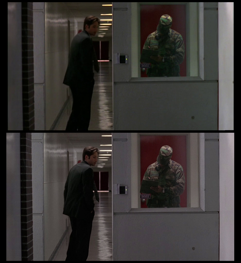 X-Files Blu-ray DVD Comparison 501 5X02 Redux Screencap X-Files Blu-ray DVD Comparison 501 5X02 Redux Screencap
