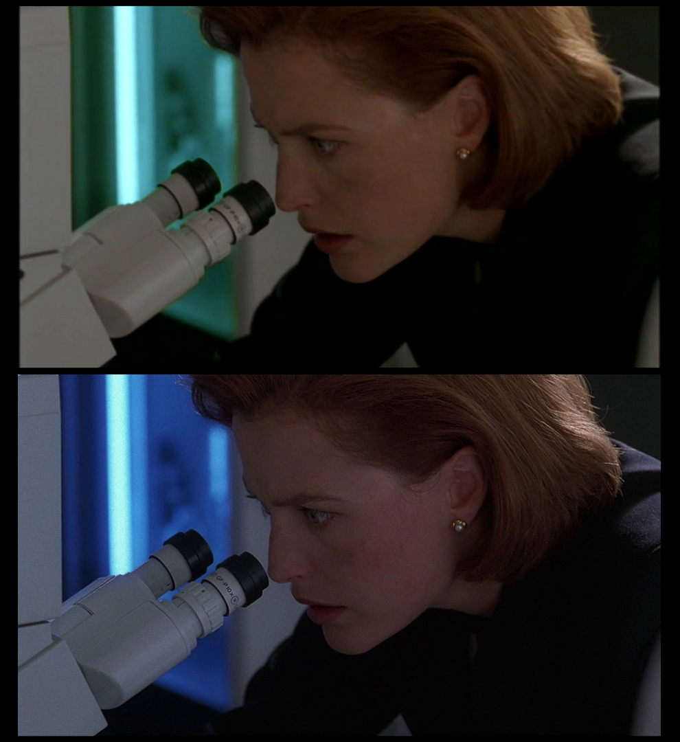X-Files Blu-ray DVD Comparison 501 5X02 Redux Screencap X-Files Blu-ray DVD Comparison 501 5X02 Redux Screencap