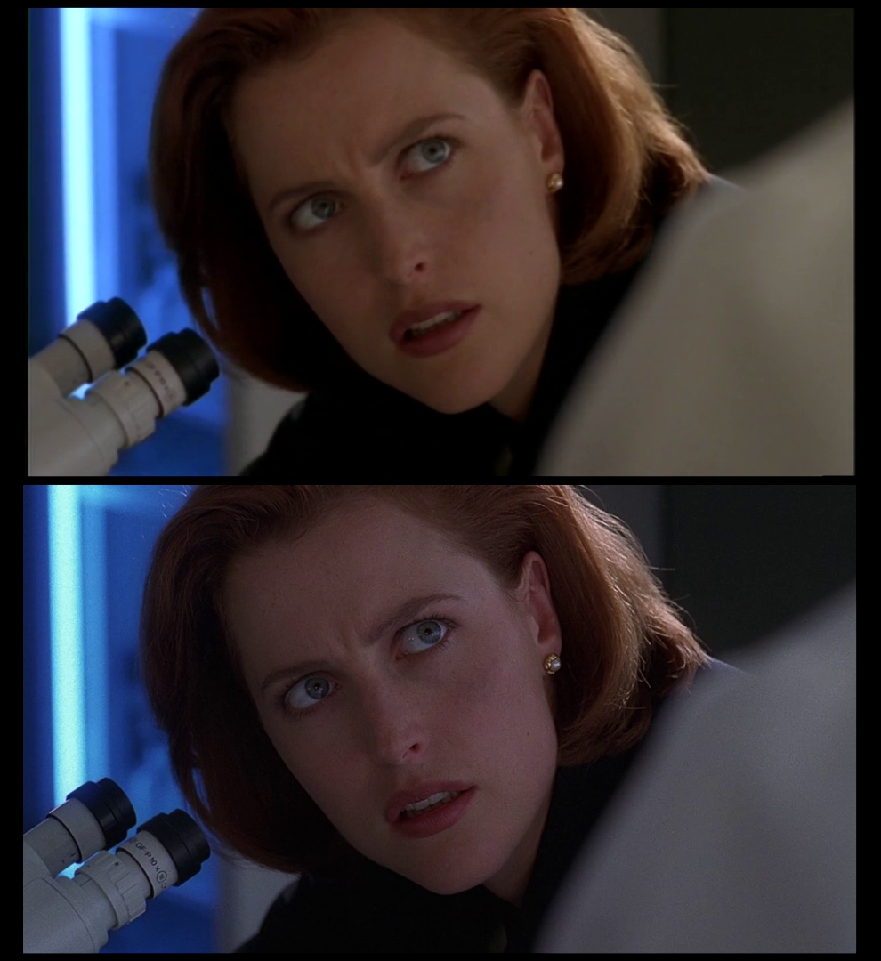 X-Files Blu-ray DVD Comparison 501 5X02 Redux Screencap X-Files Blu-ray DVD Comparison 501 5X02 Redux Screencap